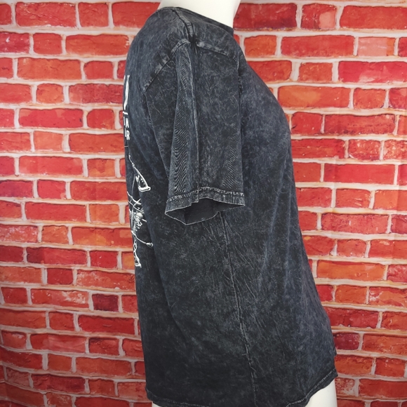 Affliction Men's Grim Reaper Short Sleeve Graphic T-shirt- Size: L -Black - NWOT - Picture 8 of 10